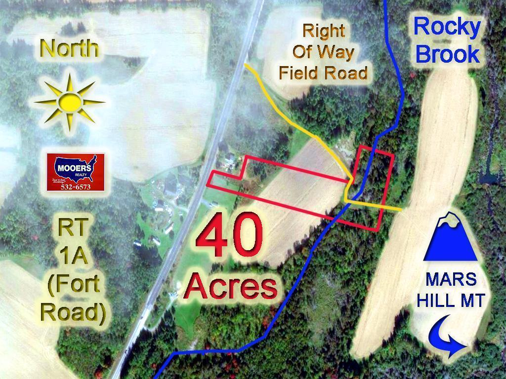 Lot 23b Fort Road, Mars Hill Maine Mooers Realty