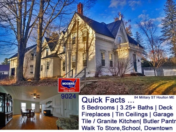 Victorian Houlton Maine Home For Sale