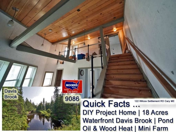 For Sale 122 Wilcox Road Cary Plt, ME