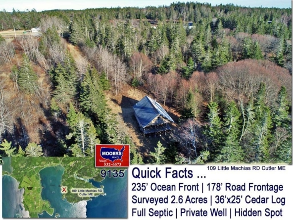 For Sale 109 Little Machias Road Cutler, ME