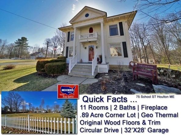 For Sale 75 School Street, Houlton, ME