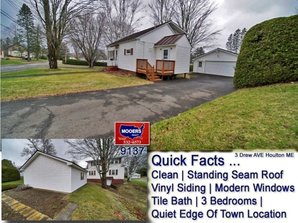 For Sale 3 Drew Avenue, Houlton ME