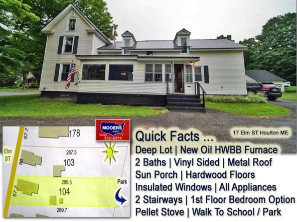 For Sale 17 Elm Street, Houlton, ME