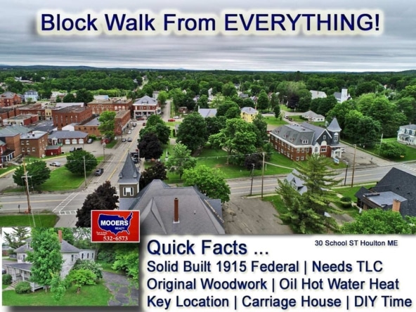 For Sale 30 School STreet, Houlton Maine