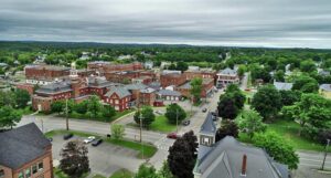 Aerial Houlton Maine Aroostook County