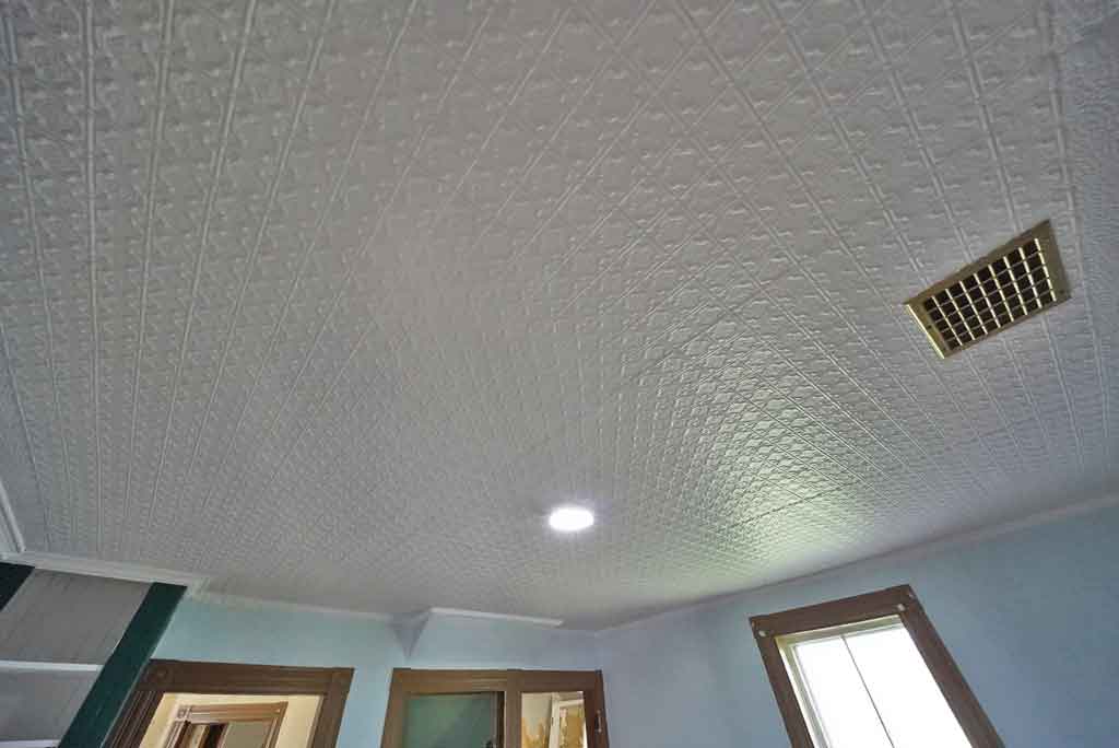 maine house tin ceiling