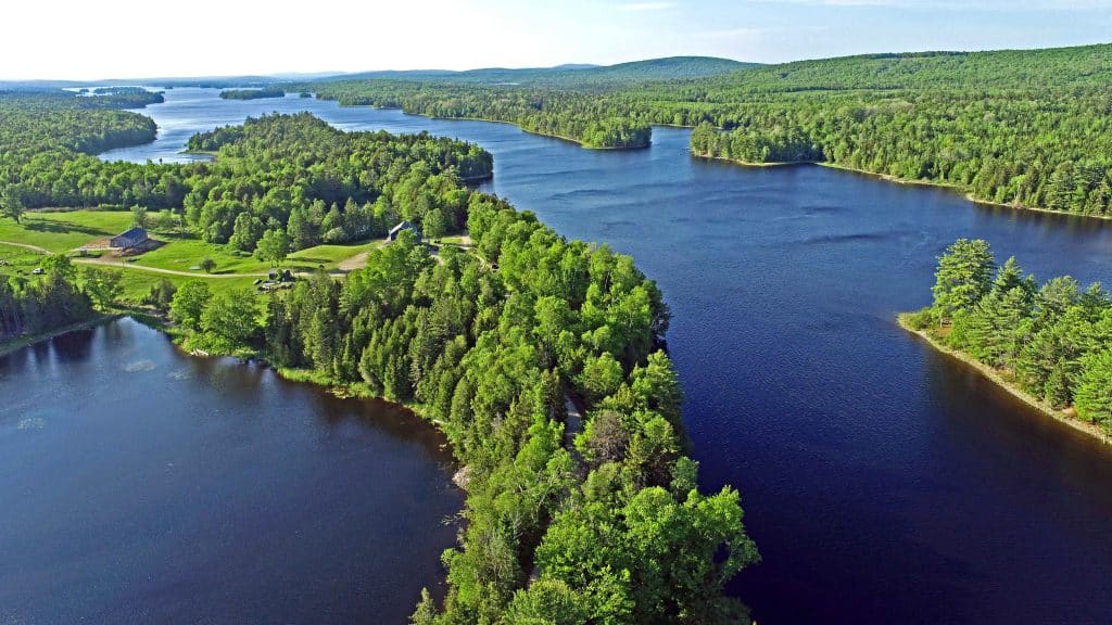 Spednic Lake St Croix Waterway Vanceboro Maine