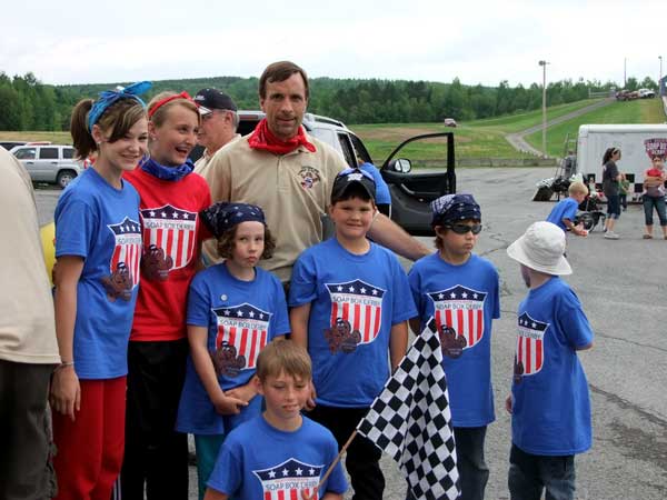 maine realtor andy mooers active in northern maine soap box derby